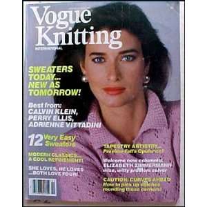    VOGUE KNITTING INTERNATIONAL SPRING SUMMER 1985 Vogue Books