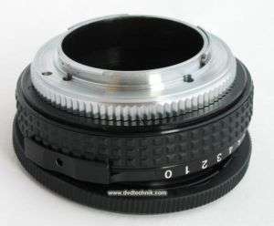 Tilt Adapter Pentacon Lenses to Minolta AF Sony Camera  