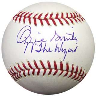 OZZIE SMITH AUTOGRAPHED SIGNED MLB BASEBALL THE WIZARD PSA/DNA  