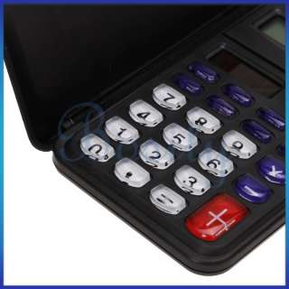 Digits Flip cover Portable Handheld Pocket Electronic Calculator w 
