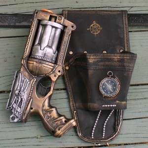 Steampunk Gun Nerf Maverick N Strike HOLSTER+belt+gun goth soft darts 