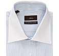 alara blue stripe cotton french cuff shirt