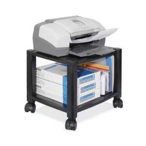  Kantek Under Desk 2 Shelf Moblie Printer/Fax Stand   Black 