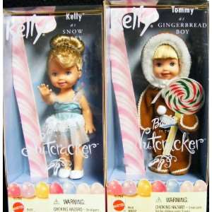  Barbie Nutcracker Kelly Doll as Snow Fairy & Tommy 