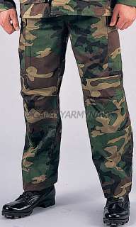   Camouflage BDU Trousers Military Tactical Camo Army Uniform Pants