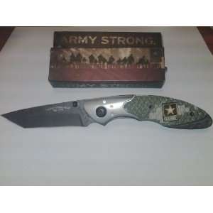 Army Knife with Tanto Blade   Liner Lock   Pocket Utility Knife 