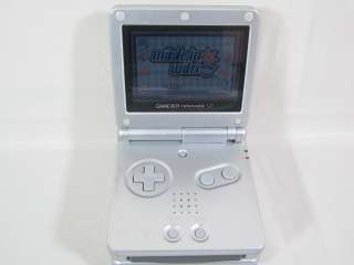 Nintendo Game Boy Advance SP Console AGS 001 Gameboy Platinum Silver 