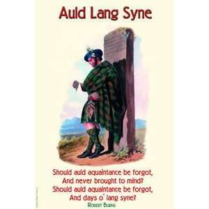  Auld Lang Syne   Paper Poster (18.75 x 28.5) Sports 