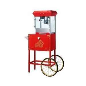 Great Northern Pickford 4 oz Popcorn Machine/Cart Red 6070  