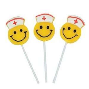 Smiley Face Nurse Lollipops 12ct. Grocery & Gourmet Food