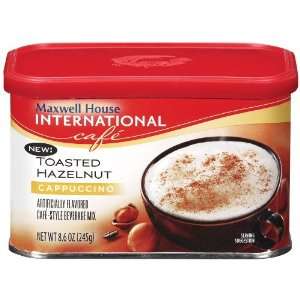 Maxwell House International Coffee Toasted Hazelnut Cappuccino, 8.6 