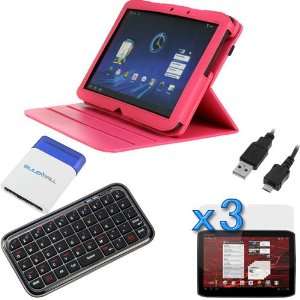  Stand Case + 3 Pack LCD Screen Protector + Bluetooth Wireless Mini 