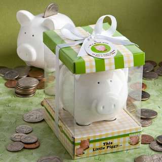   Little Piggy” bank is one baby themed favor you can really bank on