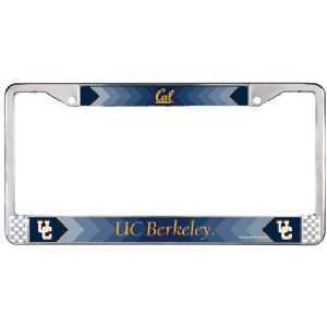   Golden Bears NCAA Chrome License Plate Frame