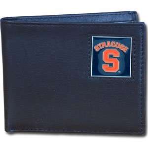  Syracuse Orange Leather Bifold Wallet   NCAA College 