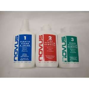  Novus Plastic Polish & Cleaning Set   8 oz. Sports 