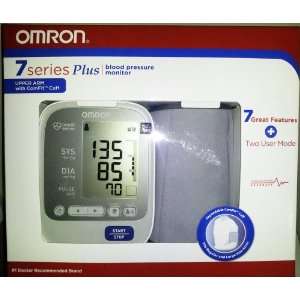  Omron BP762 7 Series Plus Upper Arm Blood Pressure Monitor 