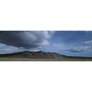 Storm Clouds over a Desert, Inyo Mountain Range, California Premium 