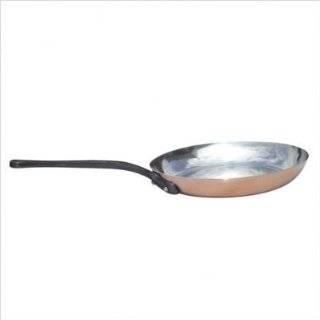   Cuprinox 10 Round Frying Pan with Cast Iron Handle by Mauviel
