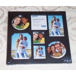  COLLAGE 6 Frame Black Photo FRAME New in Package   Hang or 
