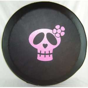   ® Brawny Series   Girly Skull Pink 32 Tire Cover: Automotive