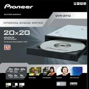  Pioneer DVR 2910 Internal SATA DVD/CD Writer 20X, Black 