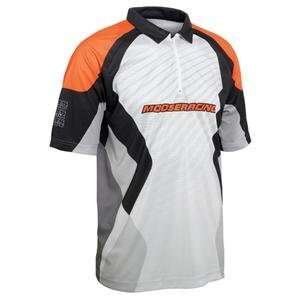  Moose Racing Command Pit Shirt   X Large/Grey/Orange 