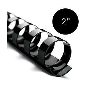  Black Plastic Binding Combs   2 Spines