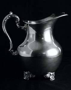 Poole Old English Silverplate 818 Water Pitcher mono T  