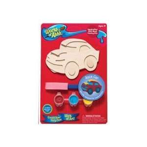  Works of Ahhh Wood Painting Kit  Race Car: Toys & Games
