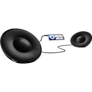    Portable Speakers, Round, Black  Players & Accessories