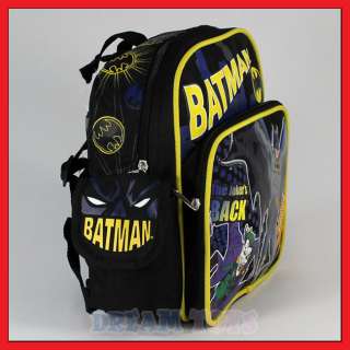 10 Batman The Joker is Back Small Backpack Bag Toddler  