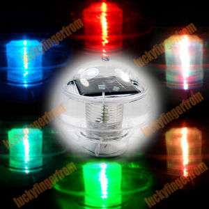 Waterproof Color Floating Solar Light Pond Party LED  