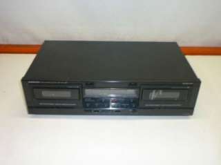 Onkyo Model TA W100 Dual Cassette Player Tape Deck  