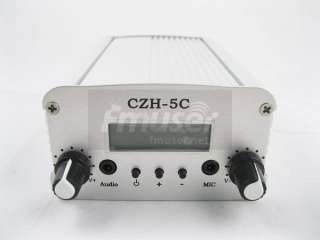 5W FMUSER FM stereo PLL broadcast transmitter white kit  