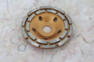 inch Diamond coated grinding disc wheel blade 2 ROW  