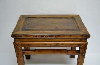 Old Chinese Natural Wood Stool End Table Stand MAR12 06  