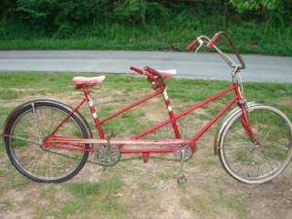 Vtg~1960s FIRESTONE Jamaican TANDEM TWINN BIKE/BICYCLE 26  