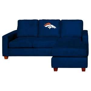    Home Team NFL Denver Broncos Front Row Sofa: Sports & Outdoors