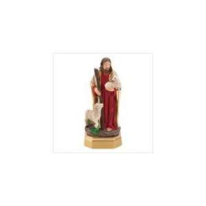    Jesus Shepherd Sheep Figurine Inspirational Statue