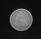1861 Seated Liberty Silver Quarter 25 Cent Coin Nice