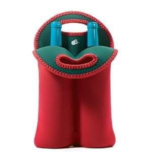  Ski Patrol Solid Insulated Wine Tote  Double Bottle 