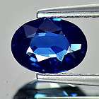 Certified Unheated 1.06 Ct. Oval Shape Natural Blue Sapphire Gemstone 