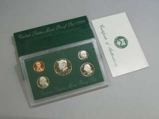 1998 S United States Mint Proof Coin Set  