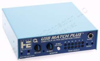 Henry USB Match Plus Balanced Audio XLR Interface DAC  