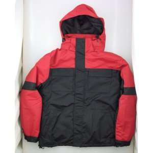   Red and Black Insulated Ski Snowboard Jacket Mens