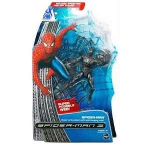   Black Spider Man Figure   Marvel Spider Man 3 Movie Series 1: Toys