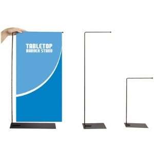  3 Pack of Ace Mini Tabletop Banner Stands Size 6 W x 24 