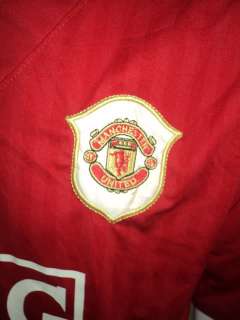 MANCHESTER UNITED FC Football Soccer jersey Sz LARGE  
