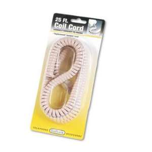  Softalk® Coiled Phone Cord CORD,HANDSET,25,BGE (Pack 